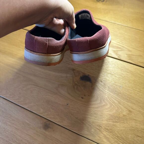 Merrell maroon Juno suede clog mules 9 - Picture 8 of 9